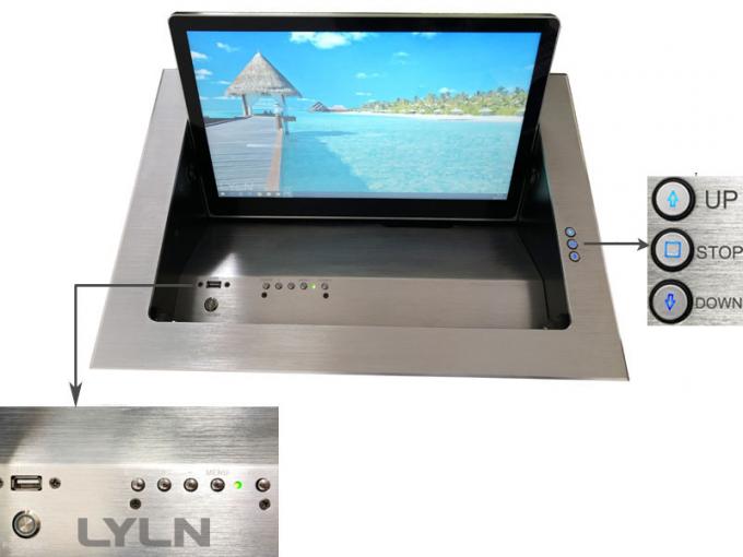 Sunken Flip Up Monitor , Motorized Flip Monitor, Touch Screen,