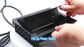 LYLN การออกแบบล่าสุดของ Flip Up Socket/Tabletop Power Outlet