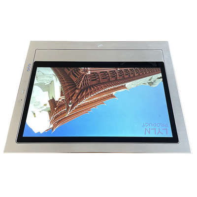 Anti Glare Flip Up Monitor FHD 85 Degree RS232 485 VGA HDMI Screen