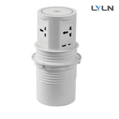 Pop Up Power Outlet With Wireless Charger For Conference Table/Meeting Room