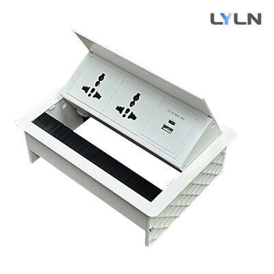 Manually Flip Up Power Outlets | Multi-level adjustable