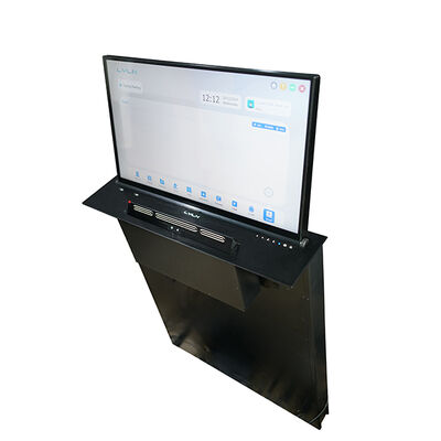 LYLN Motorized Retractable Monitor Integrated With Array Microphone