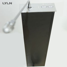 Brushed Aluminum Motorized Mic Lift With BOSCH Gooseneck Microphone