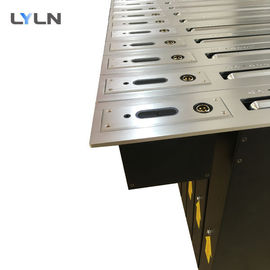 Lift Up / Down Motorized Retractable Monitor integrating with Fixed Conference Discussion Unit