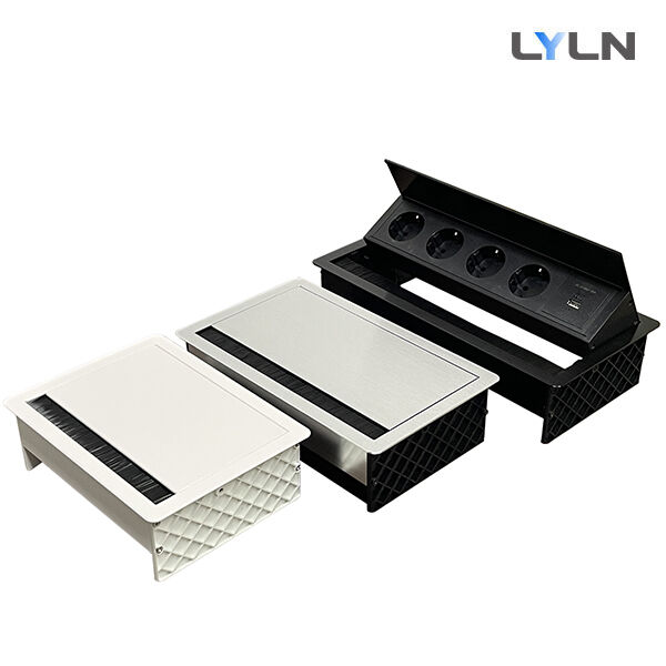 Manually Flip Up Power Outlets | Multi-level adjustable