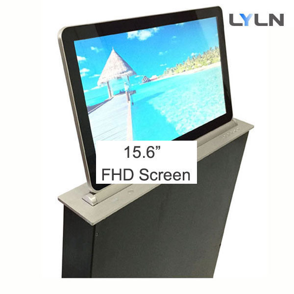 High Definition Retractable Monitor 15.5 Inch Customizable Color , Quiet Running