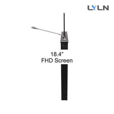 آسانسور مانیتور LCD LCD 18.4 اینچی قابل جمع شدن با میکروفون قابل کنترل بصورت جداگانه